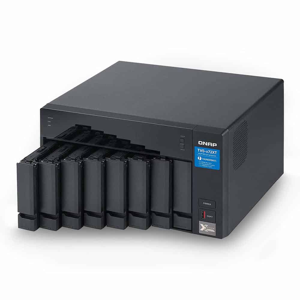 (image for) QNAP 8 Bay Desktop NAS EnclosurewWith Thunderbolt3